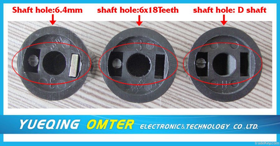 1041(19*15) shaft hole:6.4mm plastic knob