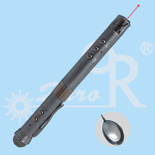 RC laser pointer with record function