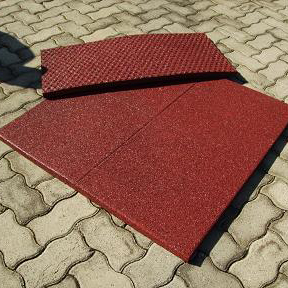 Recycled Rubber Playground Safety Tile, Gym Flooring