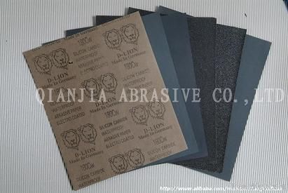 Latex Silicon Carbide Waterproof Abrasive Paper