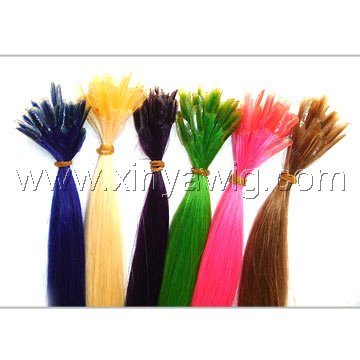 nail hair extension , pre bonded hair extension