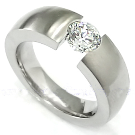 titanium ring and caramic ring