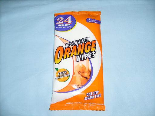 orange wipe