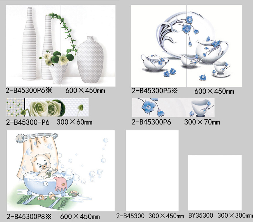 Ceramic Tiles_Interior Wall Tile, True Life Series-2-B45300(decor)