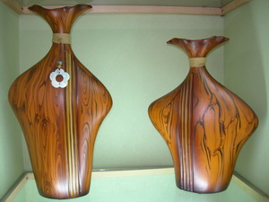 Wood Grainy Style Vase