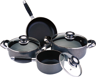 7pcs aluminum nonstick cookware set