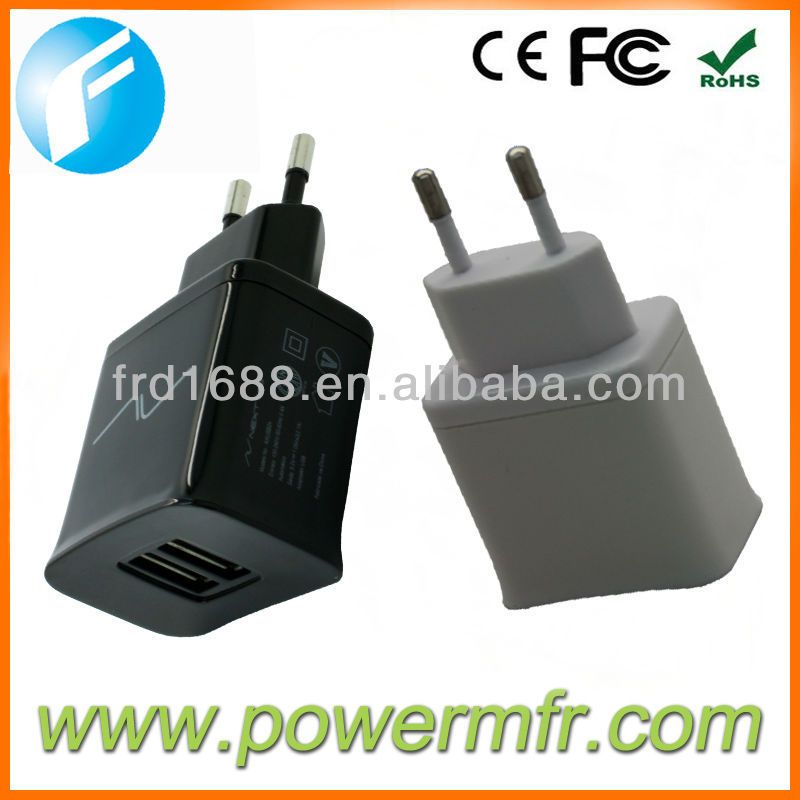 5V 3.1A USB travel charger with iPhone5 data cable