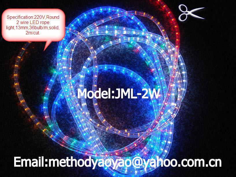 LED flexible rope light CE GS ROHS  wenzhou factory
