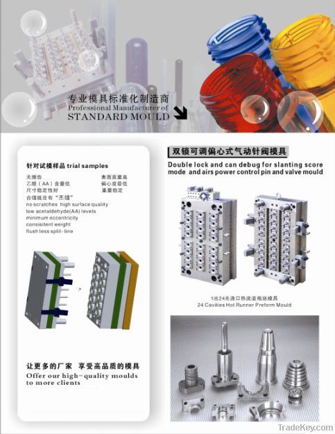 PET bottle preform mould