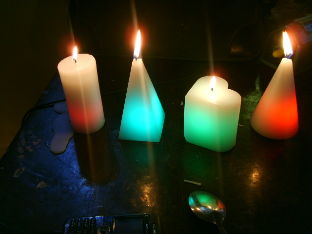led scented candles