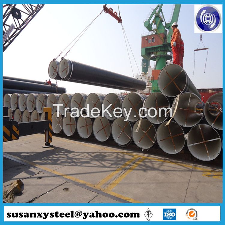 API 5L FBE /PE coating steel pipe for gas oil transport