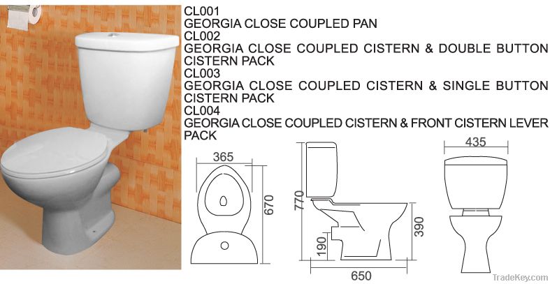 close coupled pan