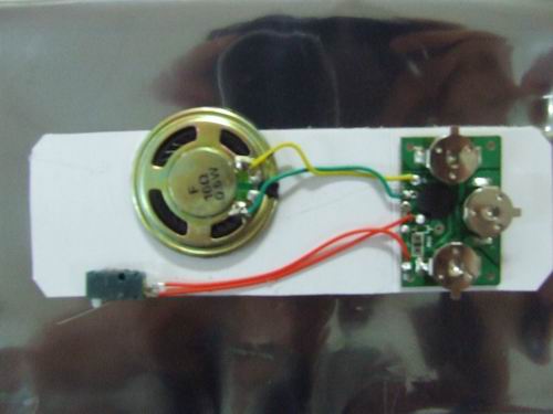 sound module for greeting card