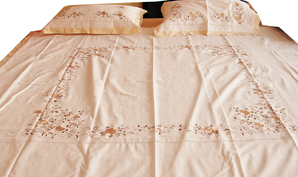 embroidery duvet cover set