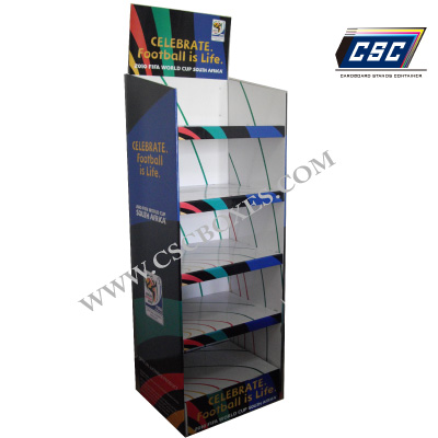 Corrugated Cardboard Display Stand, Supermarket cardboard display