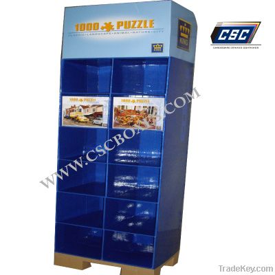 cardboard display box, paper pallet displays, floor display