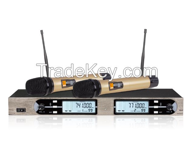 BK-8330 two channel wireless microphone 