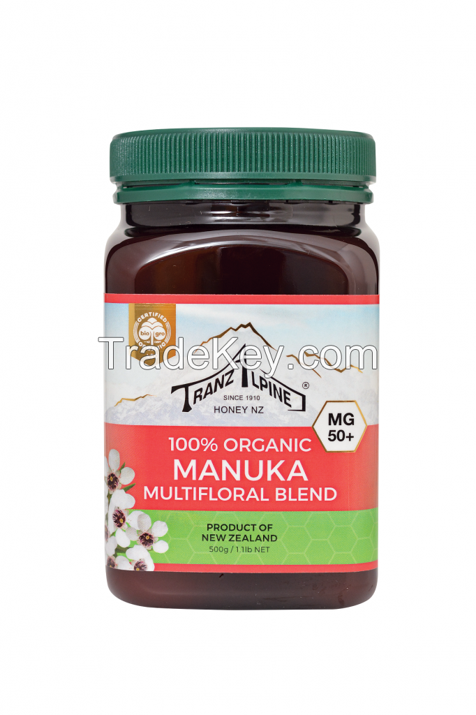 Organic Manuka Multifloral blend MG50+