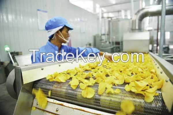  potato chips production plant/making machines in good price,small/big investment as customer requirement