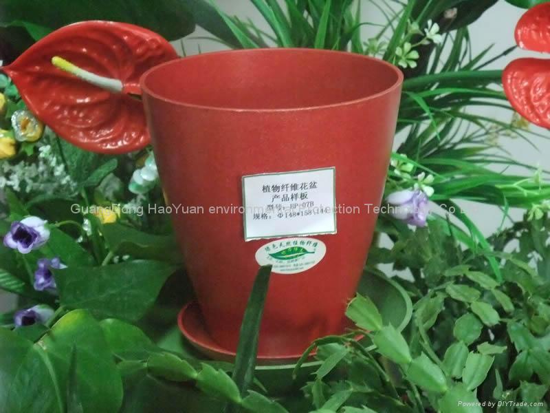Natural Flower Pot , Made of Plant Fibe