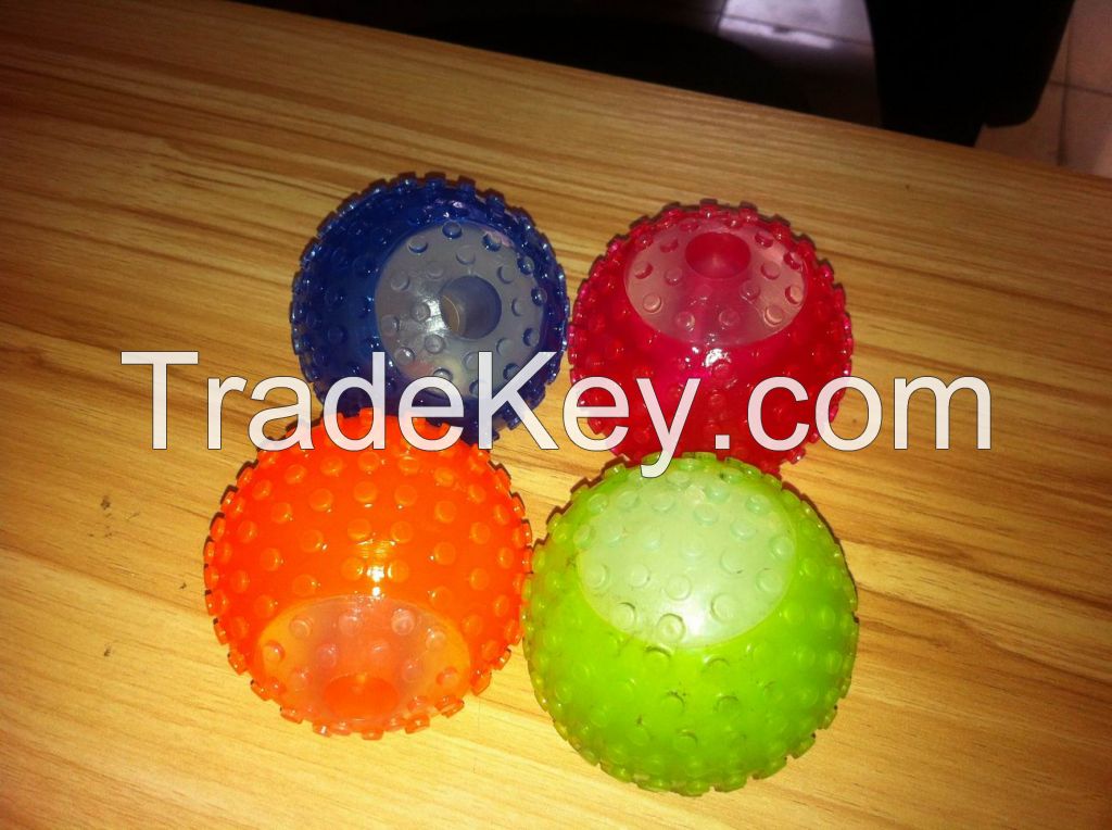 waterproof LED flash pet ball