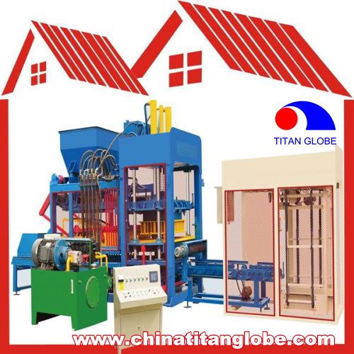 Concrete Hollow Block Brick Making Machine QTJ10-15 / Concrete Hollow Block Brick Making Machine Line QT10-15