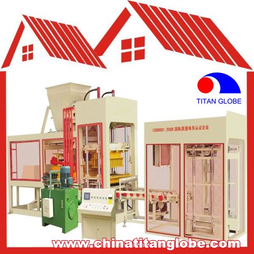 Concrete Hollow Block Brick Making Machine QTJ6-15 / Concrete Hollow Block Brick Making Machine Line QT6-15