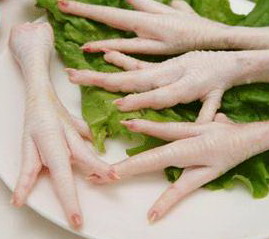 forzen chicken feet