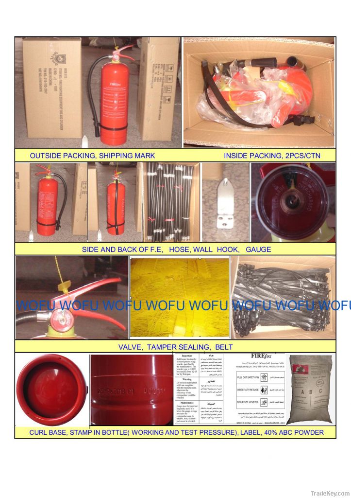 5KG PORTABLE ABC DRY CHEMICAL DRY POWDER FIRE EXTINGUISHER