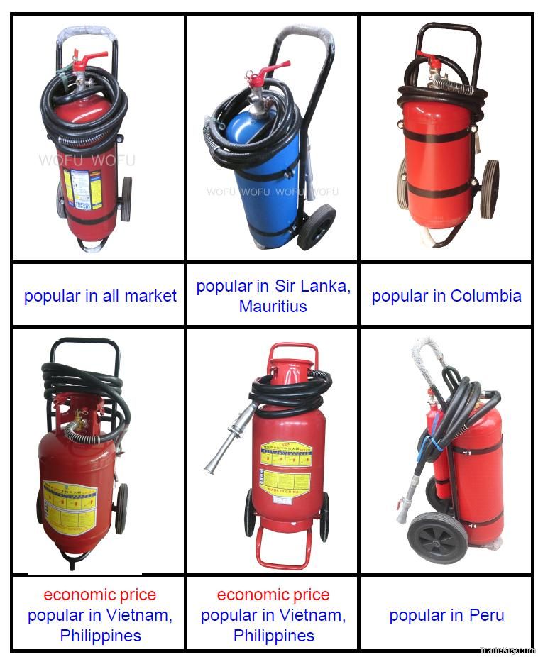 35KG BC Dry Powder Trolley Fire Extinguisher