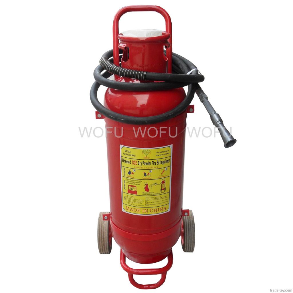 50KG BC Dry Powder Trolley Fire Extinguisher