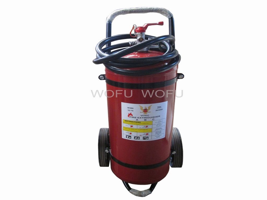 150LBS trolley dry chemical powder fire extinguisher