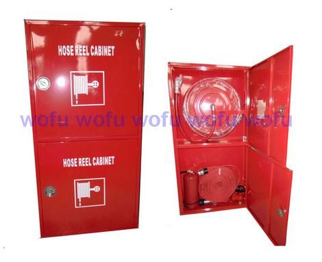 Double fire hose reel cabinet 