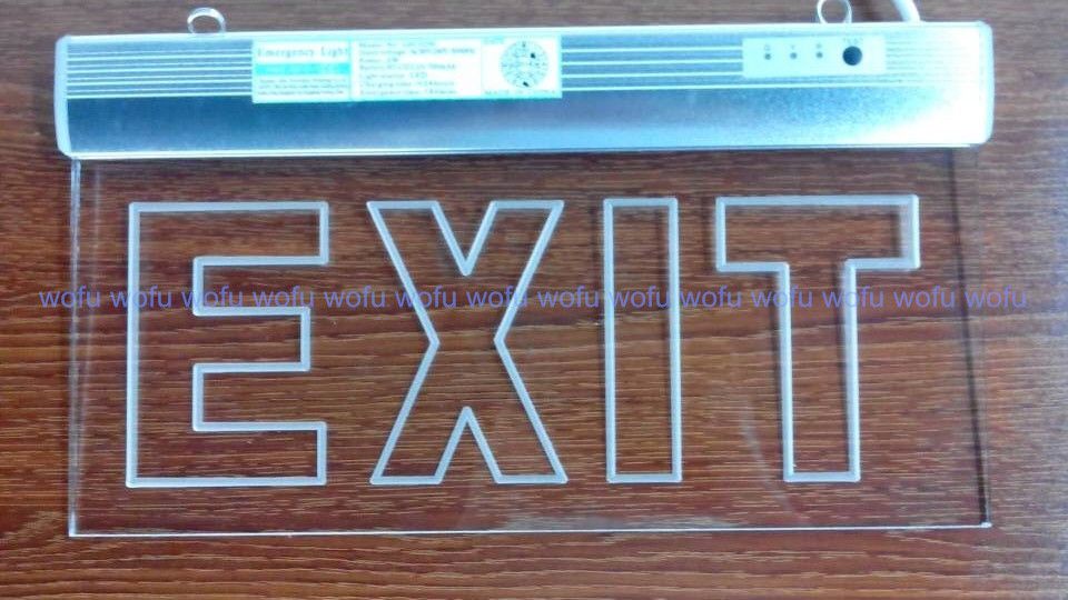 Welfare Emergency EXIT SIGN board 