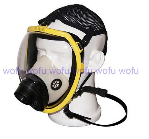 Silicone full face gas mask 