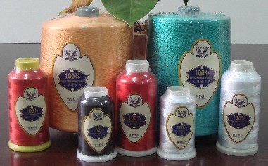 rayon and ployester embroidery thread