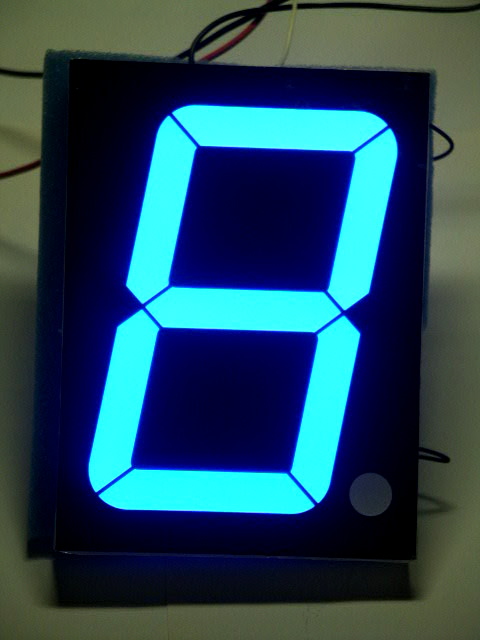 single digit seven segment led display