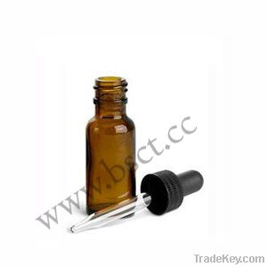 glass essential oil bottle with dropper