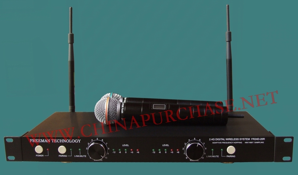 2.4g wireless digital  microphone
