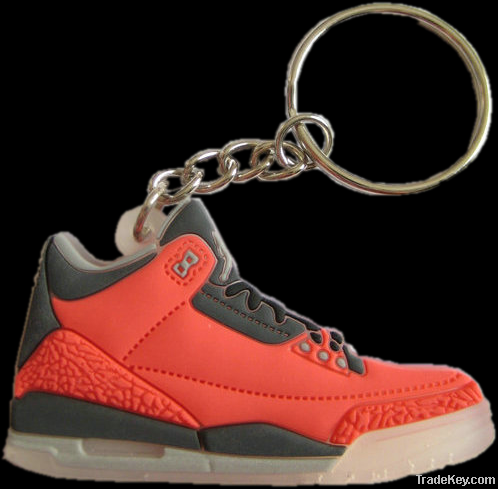 Sneaker Shaped PVC keychain