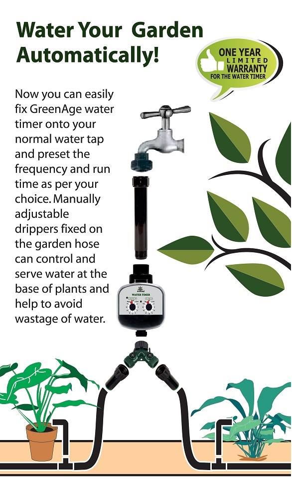 GreenAge Water Tap Timer
