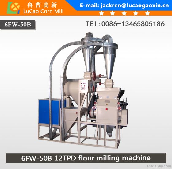 6FW-50B Flour milling machine, Flour mill, wheat flour milling machine