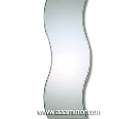 shaped silver mirror