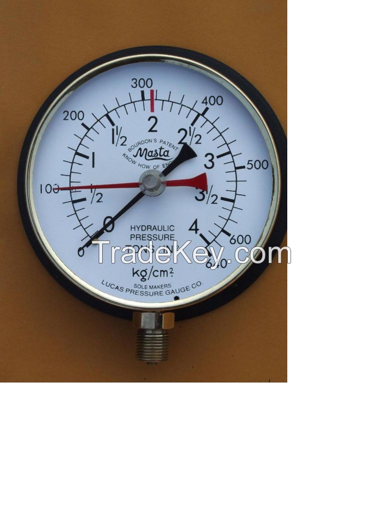 MASTA HYDRAULIC PRESSURE GAUGES