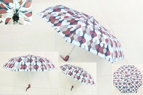 three-section  umbrella