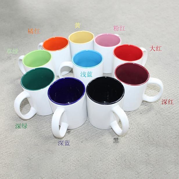 11oz Color in side Mug ( 10 color )