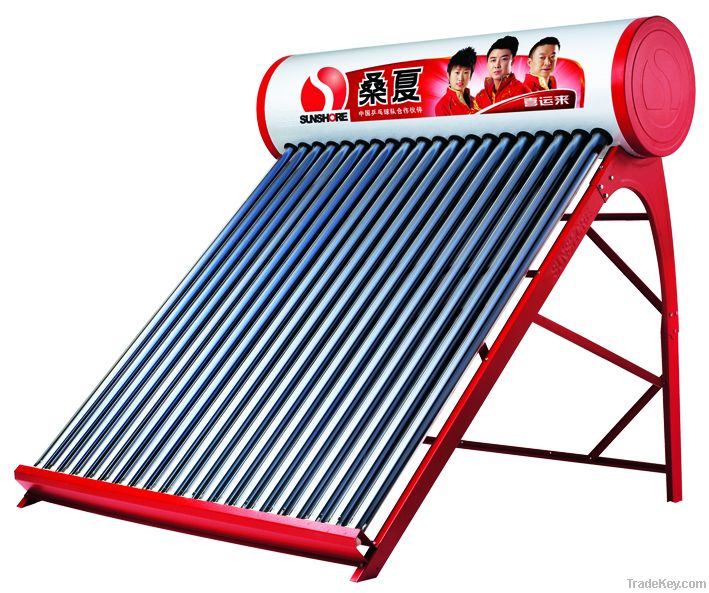 Non-pressure solar water heater popular in South Ameri