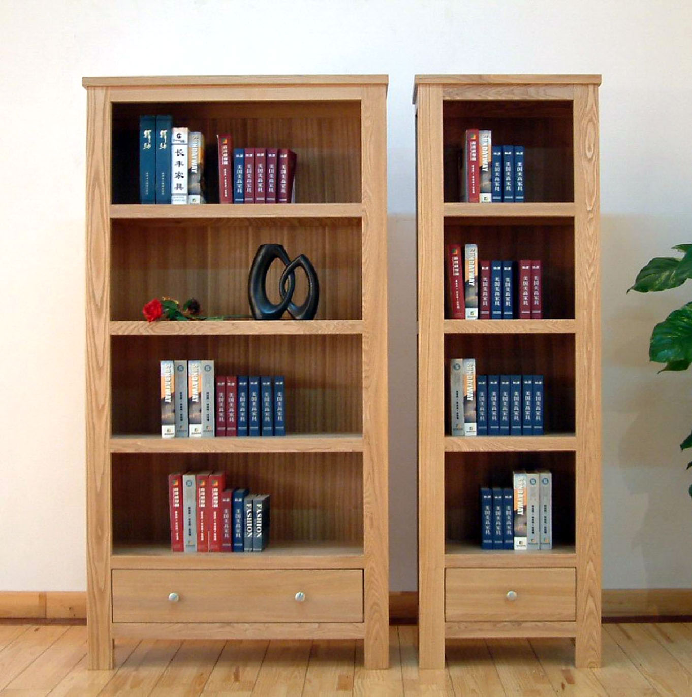 Solid Ash Bookcase