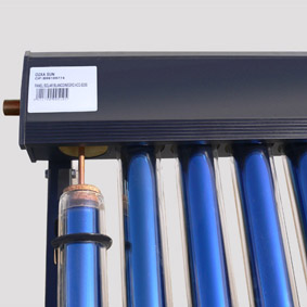 Heat-pipe solar collector