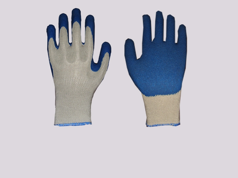 T/C Latex Coated Glove, Napped Crinkle Surfance